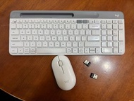 Logitech k580 藍芽 keyboard + m350 藍芽 mouse