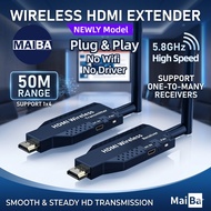 50M Wireless HDMI Extender 5.8GHz Fast Speed HD WiFi Video Extension Wireless Transmit Screen For Ca