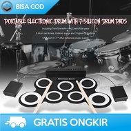 Electronic DIGITAL DRUMS KIT SET BY AMMOON 7 PADS USB POWER ORIGINAL
