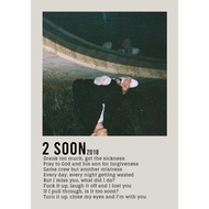 Poster Cover Song 2 soon by Keshi for room/wall