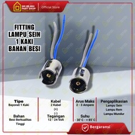 (1Pcs) Motorcycle & Car Sens Brake Light Bulb Cop Socket Light Fittings 1 Foot and 2 Feet Iron Mater