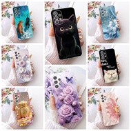 Clear Casing For Samsung Galaxy A23 5G Case Aesthetic Cute Cartoon Fashion Butterfly Funny Painted C