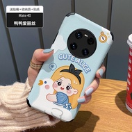 Arsenal Huawei Mate40Pro Phone Case New Style Full Cover Duck Girl Mate30 Small Sheepskin Womens Mod