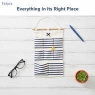 Fstyzx Lightweight Cotton Linen Hanging Wall Organizer 6/8 Poets for College Dorm Student Essentials