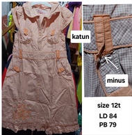 DRESS/GAUN/TUNIK/GAMIS ANAK preloved CEK DESKRIPSI
