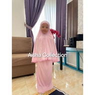 Telekung arafah lace budak (2-4 tahun) telekung baby telekung kanak kanak
