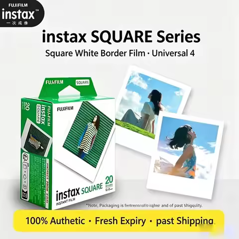Classic 20-100 Sheets Instax Square Camera Instant Film Photo Paper For Fujifilm Instax SQUARE SQ6/S
