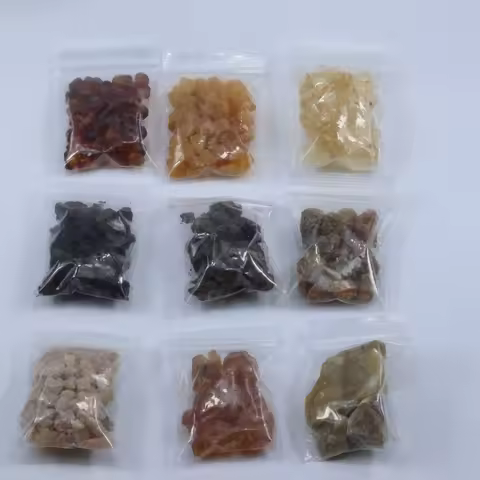 Natural Resin Incense Pack: Frankincense, Myrrh, Dragon's Blood, Gum Arabic & Benzoin – Aromatherapy