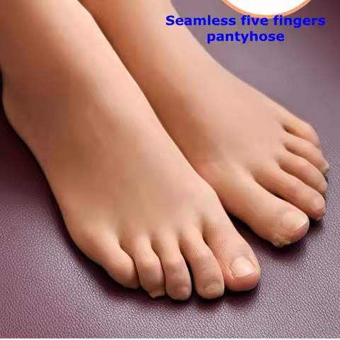 10d Velvet seamless Five toe abdomen drawing women leggings butt-lifting five fingers stockings pant