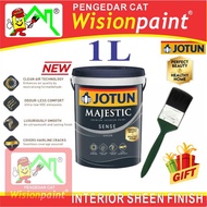 1L JOTUN Paint ( Majestic Sense Sheen ) REPLACE JOTUN Majestic Perfect Beauty ( FREE 1.5" BRUSH ) WI