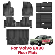 Car For Voo EX30 2024 TPE Floor Mats,All-Weather Waterproof Automotive Mat Interior Full Set Accesso