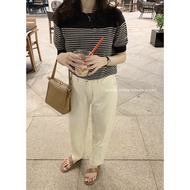 Beige khaki jeans[Real photo]