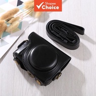 New arrival Full Body Camera PU Leather Case Bag with Strap for Canon G9X / G9X II Sarung Kamera PU 