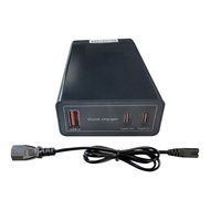 way 3Port Ebike USB Double Type C Port Charger Adapter For 36V 48V 60V 72V 84V Electric Vehicles And