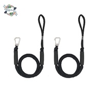 2PCS Fender Lines Premium Bungee Boat Lines withStainless Clip for Boat Bumper/Boat Fender Boat Acce