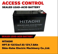 แบตเตอรี่ Battery 12V-7.8Ah HITAGHI