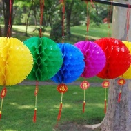 10 5-color decorative lanterns in many sizes 22cm 23 28cm 38cm to decorate mid-autumn festival event