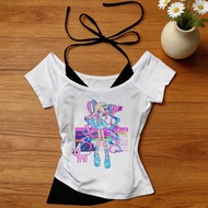 Cropped Top - Kawaii Japanese Gyaru Emo Fashion for Parties