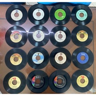 MUSIC VINYL 45 Rpm 7” - The Bee Gees / Irene Cara / Tom Jones / Julian Lennon / Los Lobos