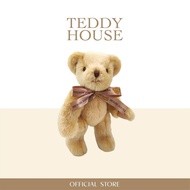 Teddy House ตุ๊กตาหมี Ken 12 " ตุ๊กตาน้องหมีมีโบว์ ตุ๊กตาน้องหมีทำจากขนสัตว์เทียม มี2สีให้เลือก
