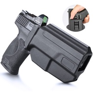 WARRIORLAND OWB Holster Thumb Release & Optic Cut Compatible with Glock 17/22/31, G19/19X/23/45, Tau