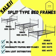 NEW SLPIT TYPE STURDY METAL BEDFRAMES 30X75,36X75,48X75,54X75,60X75