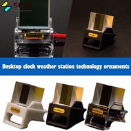 SUYO Smart Weather Station, Lectronic Album  Hologram Cube Display Smart Clock, Plastic with Full Sc