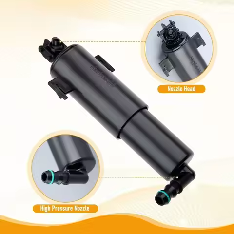 2Pcs Car Accessories Front Headlight Washer Nozzle For BMW 3 Series E90 E91 E92 E93 2006-2012 Headla