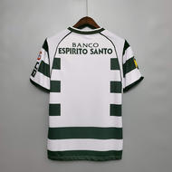 Retro 01 03 Sporting Lisbon #28 Ronaldo เสื้อแข่งฟุตบอล
