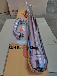 ท่อ SUZUKI RC80 RC100 สปริ้นเตอร์ ท่อไอเสีย+คอท่อ