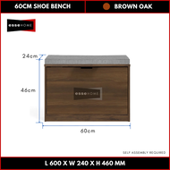 [120CM Tinggi] EsseHome 4ft 2 Door Cabinet 5 Tier Shoe Cabinet Kabinet Kasut 5 Tingkat 2 Pintu Almar