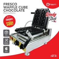 [CLEARANCE] Fresco Waffle Cube Chocolate Machine Electric Mesin Waffle Kube Waffle Coklat Cube Elekt