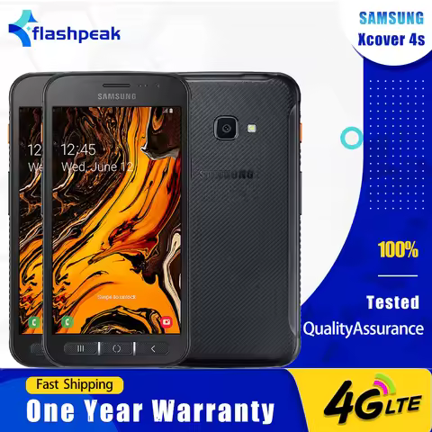 Original Samsung Galaxy Xcover 4s G398F 4G Mobile Phone Dual SIM Card 5.0'' 3GB+32GB 16MP+5MP Octa-C
