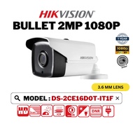 HIKVISION CCTV Outdoor Bullet Camera 2MP Analog Full HD 1080P 4 In 1 AHD/CVI/TVI/CVBS (3.6mm Lens) D