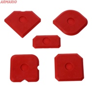 ARMARIO Silicone Sealant Tool, Red Silicone Caulking Tool, Caulk Remover Grouting Scraper Floor