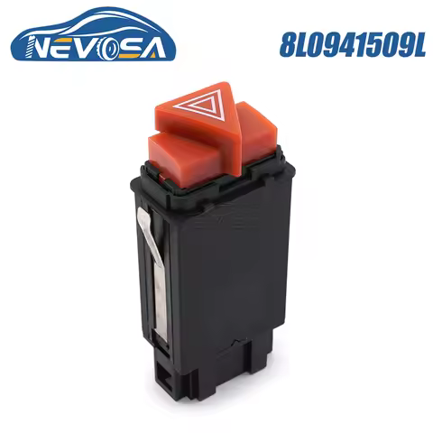 NEVOSA 8L0941509L For Audi A3 1996 2003 Car Hazard Warning Red Button Emergency Hazard Flasher Warni