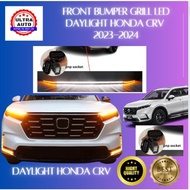 HONDA CRV 2024 FRONT BUMPER GRILL GRILLE DAYLIGHT LAMP RUNNING SIGNAL AND WELCOME LIGHT