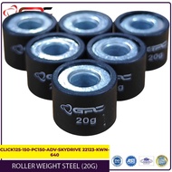 GPC CLICK125/150/PCX150/SKYDRIVE ROLLERS (20G) [22123-KWN-640]