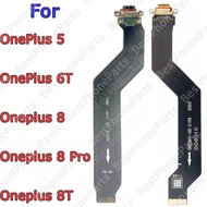 PCB Base Charger Connector USB Charging Dock Port FlexCables Circuit Board For OnePlus5 OnePlus6T On