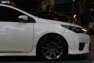 【超鑫國際】 XXR 577 18吋鋁圈 鈦色 5孔100 5孔112 5孔114.3 Toyota ALTIS 實裝圖