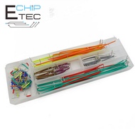 140 Pcs/Lot Solderless Breadboard Jumper Cable 22 AWG Solid Wire Kit with Box for Arduino