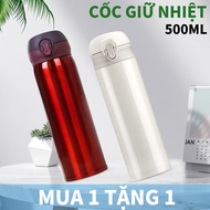 (Mua 1 tặng 1)Bình Giữ Nhiệt Feather Light 500ml - Thép không gỉ 304