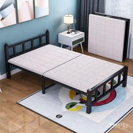 Folding Bed Single Household Adult Rental Room Escort Office Nap Simple Rental Double Portable Noon Break Bed