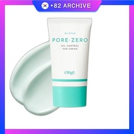 [obge] Pore-Zero Oil Control Sun Cream, 50 ml, 1 pc / Korean Sun Cream / Oil Control / 100% Genuine 