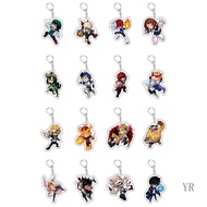 Anime My Hero Academia Keychain Cosplay Double Sided Transparent Acrylic Cute Funny Jewelry Fans