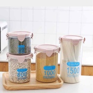 Food Container 1000ml 1L Pink Stackable Spices Kitchen Storage