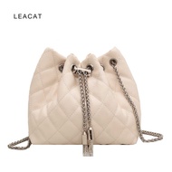 Leacat Women Chain Bag Mini Bucket Bag fashion crossbody bag sling bag