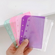 M5 Binder Pockets Binder Zipper Folders For 5-ring Notebook Binder Waterproof Pvc Leaf Document Fili