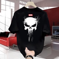 T-shirt 24s 200 Gsm Unisex Short Sleeve shirt Marvel Movies The Punisher Logo