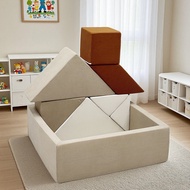 Building Blocks Square Tangram Small Indoor Baby Ocean Ball Pool Sense Integration Educational Train